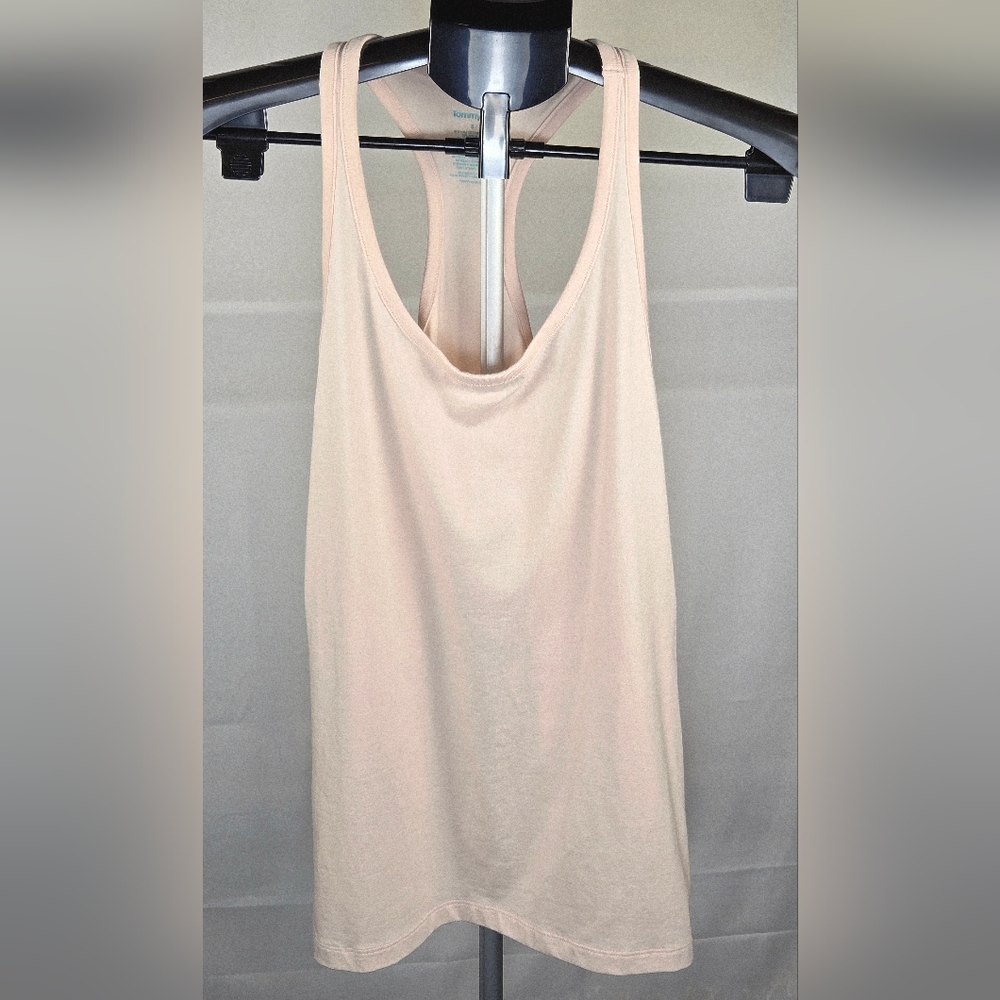 Tommy John Second Skin Pima Modal Baby Pink Racerback Tank, Small